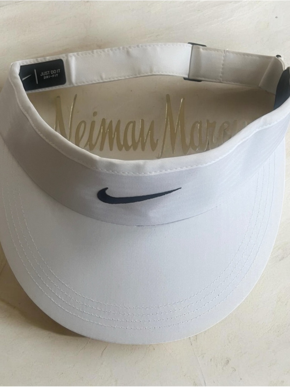 Nike White Sports Visor